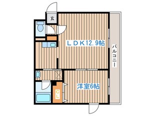 アバンセ二十四軒の物件間取画像